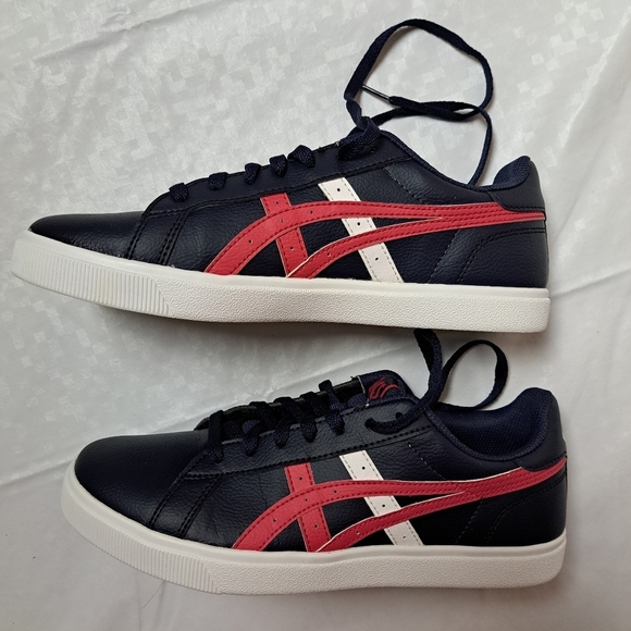 ASICS Women's Navy and Pink Sneakers - Picture 9 of 10